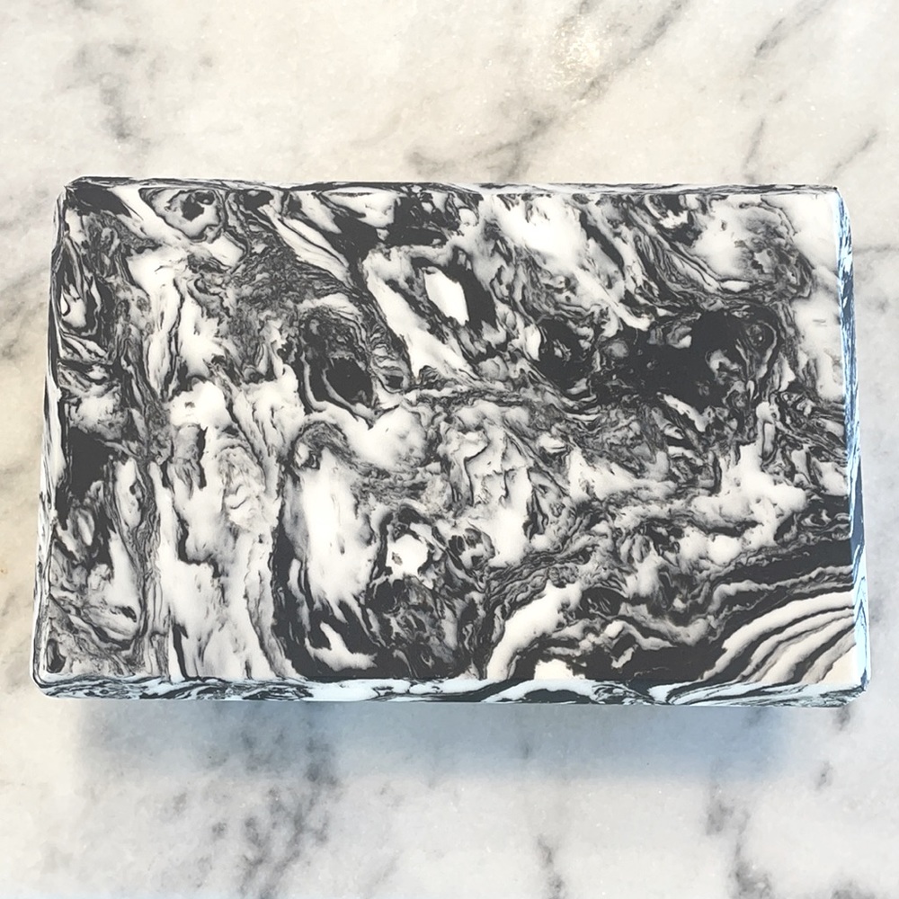 Oak and Reed Yoga Block - Black and White